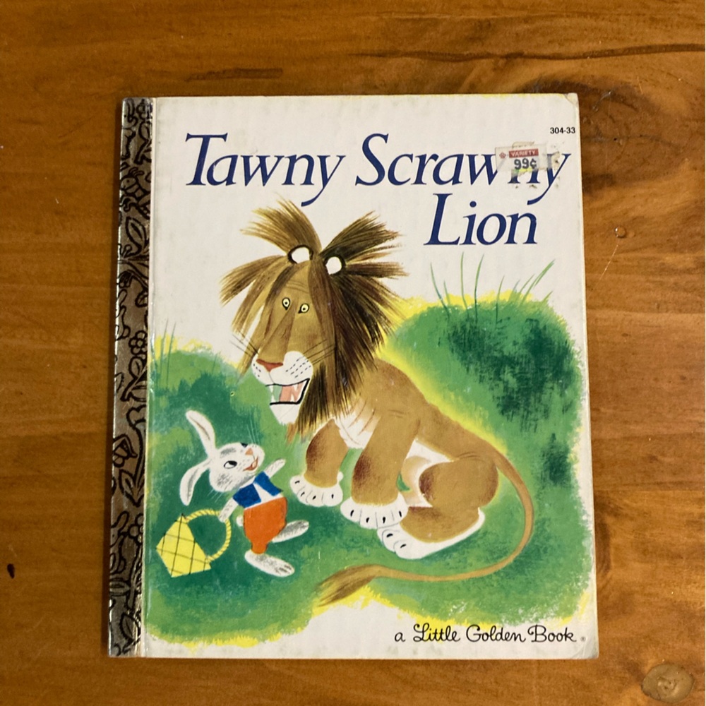Little Golden Book: TAWNY SCRAWNY LION (1981 printing)